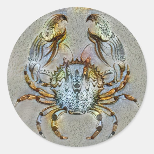 Sticker Rond Cancer Venice (Devant)