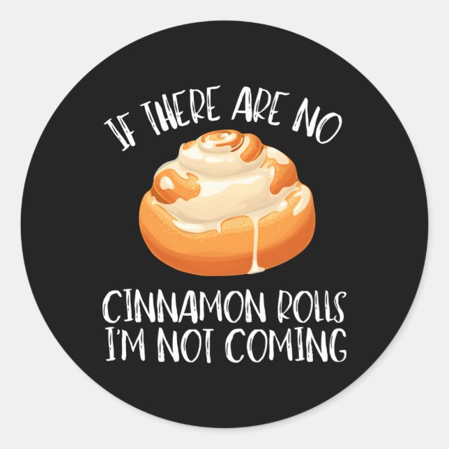 Sticker Rond Cannelle Roll Et Cannelle Buns (Devant)