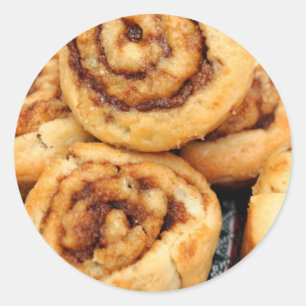 Sticker Rond Cannelle Rolls