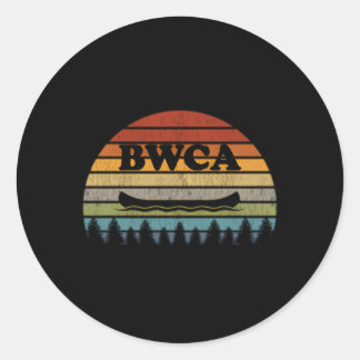 Sticker Rond Canot Bwca Minnesota