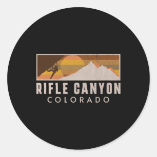 Sticker Rond Canyon de Rifle Escalade de Roche Nerd Boulderer M