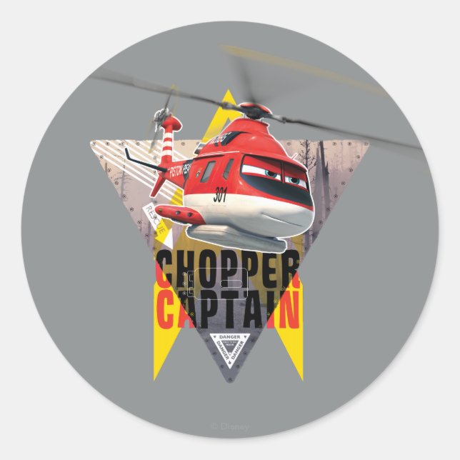 Sticker Rond Capitaine de cavalier Ranger Blade (Devant)