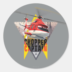 Sticker Rond Capitaine du chaland de Blade Ranger