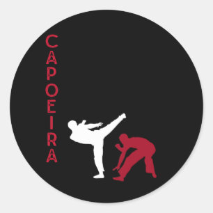Sticker Rond Capoeira Arts martiaux brésiliens