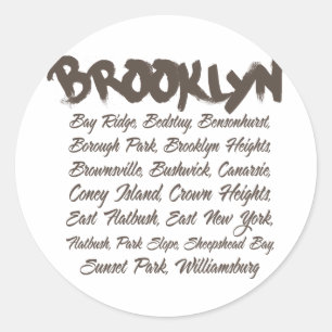 Sticker Rond Capots de Brooklyn