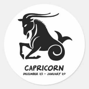 Sticker Rond Capricorne