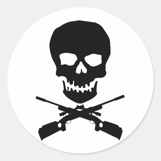 Sticker Rond carabines (Devant)