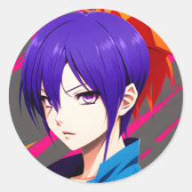 Caractère Anime : Illustration numérique dynamique