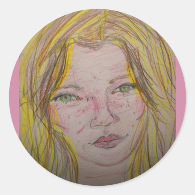 Sticker Rond caractéristiques du modèle (Devant)