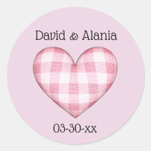 Sticker Rond Carburant plaid 3D avec nom et date