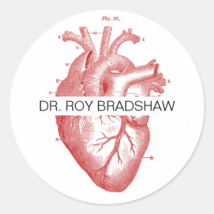 Sticker Rond Cardiologie Ou Cardiologue