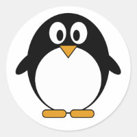 Caricature de Cute Penguin Kawaii