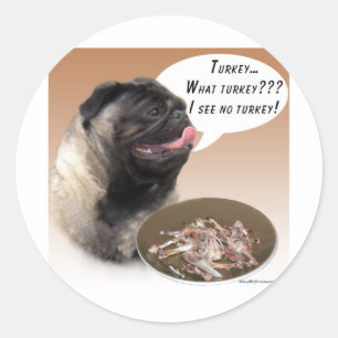 Sticker Rond Carlin (fawn) Turquie