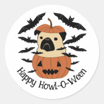 Carlin Howl-O-Ween dans un Jack-O-Lantern avec cha