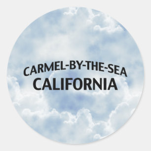 Sticker Rond Carmel-par-le-Mer la Californie