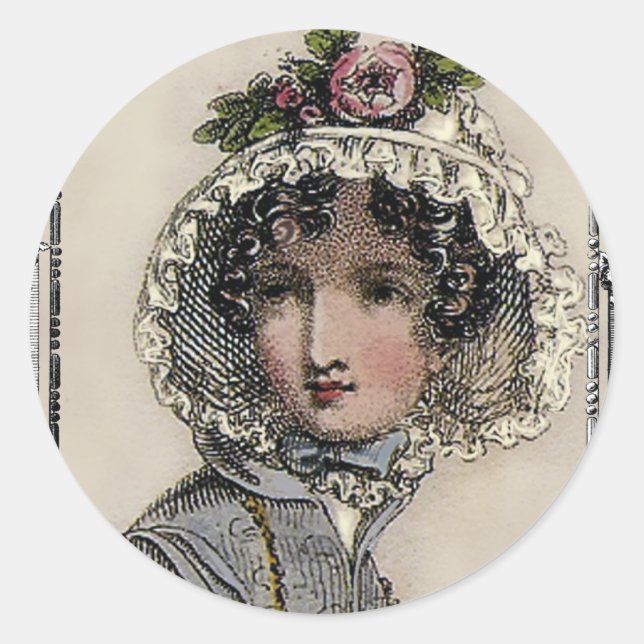 Sticker Rond Caroline (Devant)