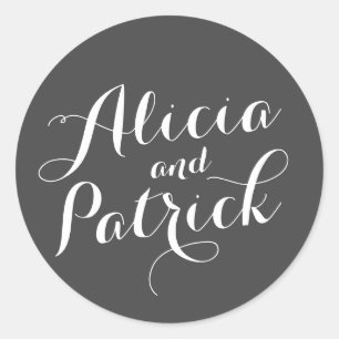 Sticker Rond Carolyna Mariage