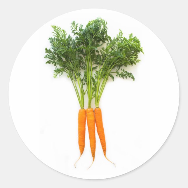 Sticker Rond Carottes (Devant)