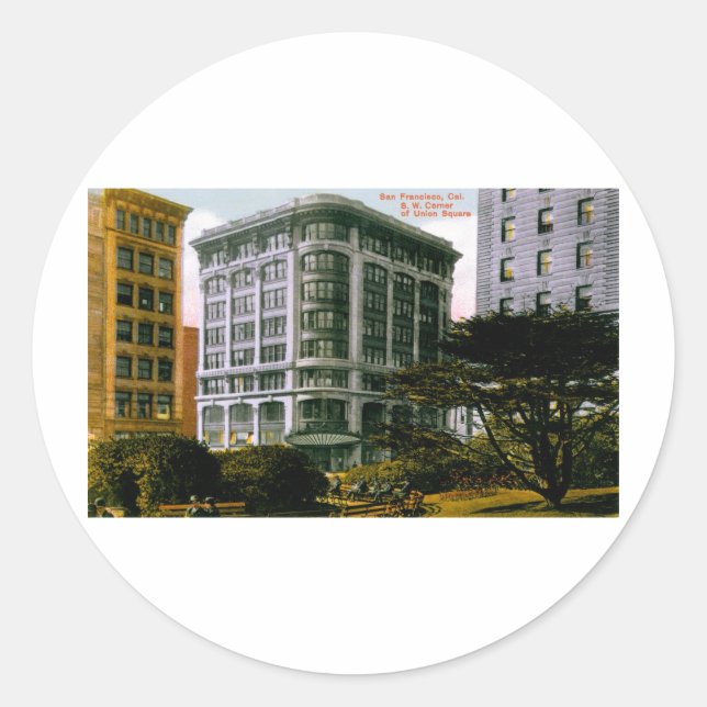 Sticker Rond Carré Union (Devant)