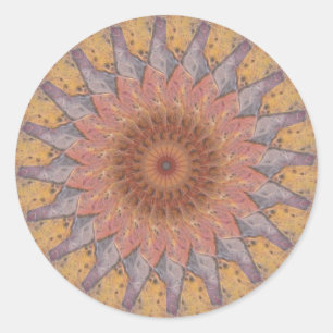 Sticker Rond Carrelage coloré Kaleidoscope 13
