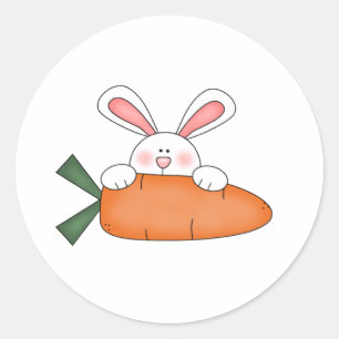 STICKER ROND CARROT CUSTOMBUNNYCARROT