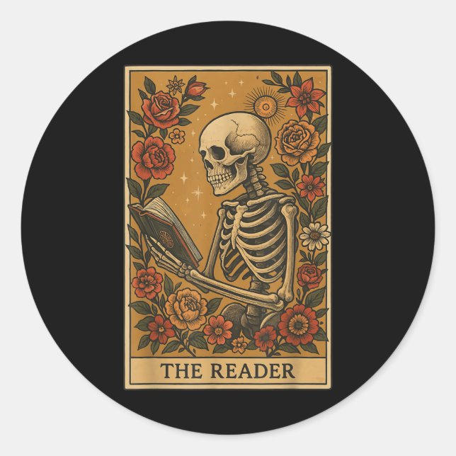 Sticker Rond Carte de démarrage du lecteur (Devant)