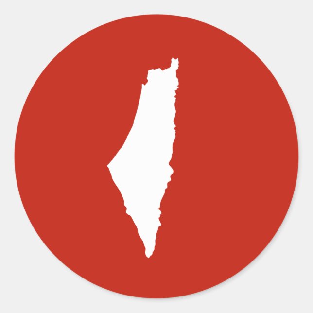 STICKER ROND CARTE PALESTINE (Devant)