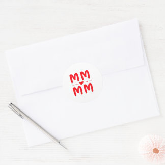 Sticker Rond Carte postale de la fête des mères