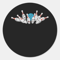 Cartoon Bowling Peur Bowling Pins Drôle Sport Bo