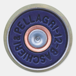 Sticker Rond Cartouche