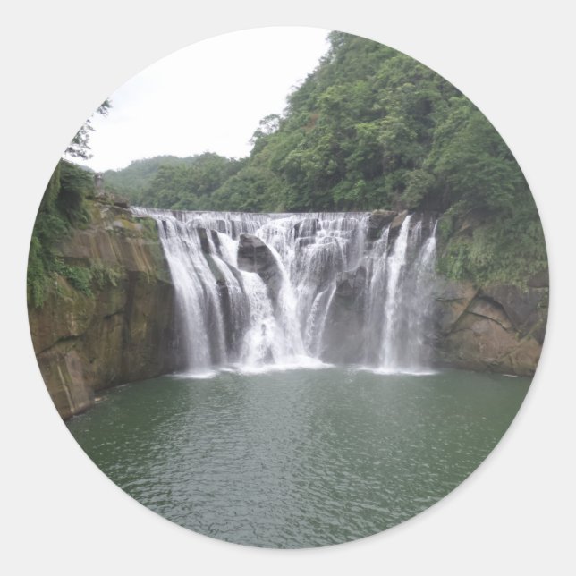 Sticker rond cascade (Devant)