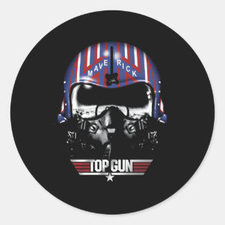 Sticker Rond Casque Maverick pour canon supérieur