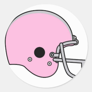 Sticker Rond casques de football