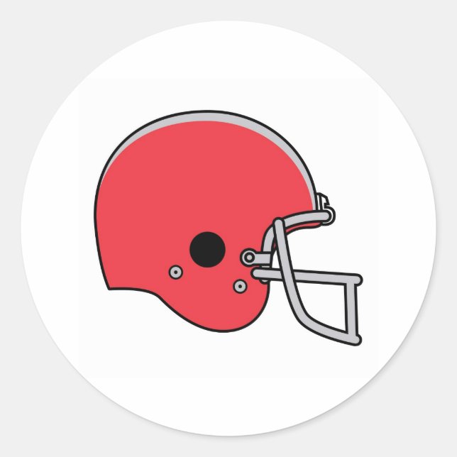 Sticker Rond casques de football (Devant)