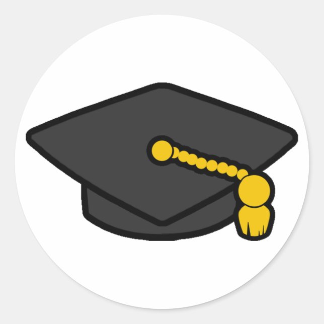 Sticker Rond Casquette de grade (Devant)