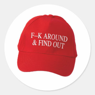 STICKER ROND CASQUETTE FAFO