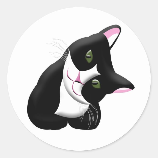 Sticker Rond Cat (Devant)