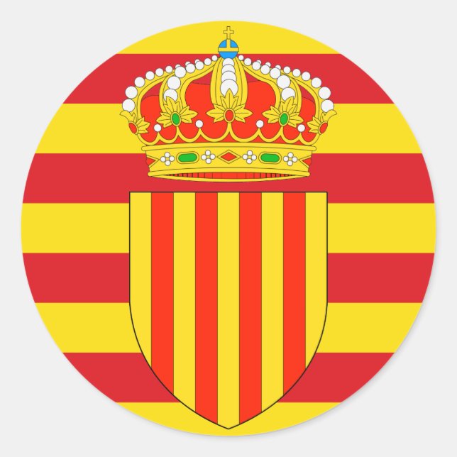 Sticker Rond Catalogne (Devant)