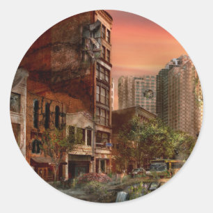 Sticker Rond Catastrophe - Pittsburgh, PA - Le Bogue de l'an 20