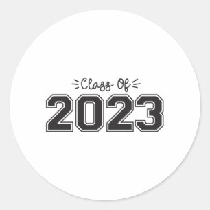 Sticker Rond Catégorie 2023, Diplôme, 2023 aînés
