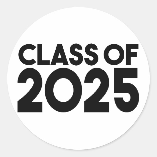 Sticker Rond Catégorie 2025 (Devant)