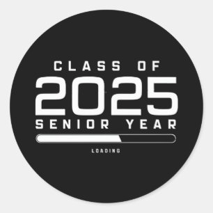 Sticker Rond Catégorie 2025 Année supérieure Chargement Senior 
