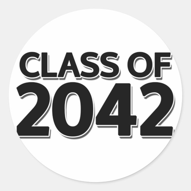 Sticker Rond Catégorie 2042 (Devant)