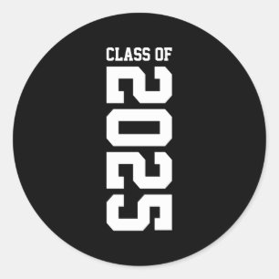 Sticker Rond Catégorie De 2025 Senior 2025 Senior 25 Senior Gra