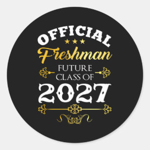 Sticker Rond Catégorie Officielle Futur De 2027 Décor Première
