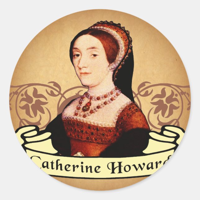 Sticker Rond Catherine Howard Classic (Devant)