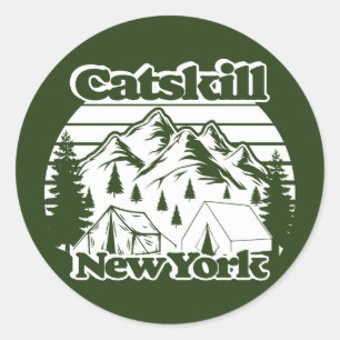 Sticker Rond Catskill New York