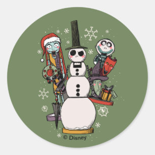 Sticker Rond Cauchemar avant Noël   Nutcracker Trio