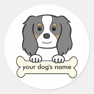 Sticker Rond Cavalier personnalisé