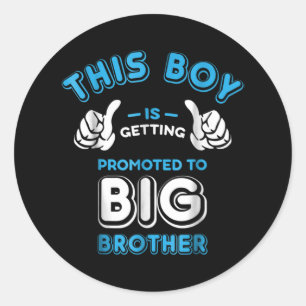 Sticker Rond Ce Garçon Est Promu À Big Brother